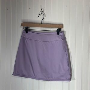 LouKeith Lilac Athletic Skort M Tennis Golf Skirt Built-in Shorts Stretch Purple